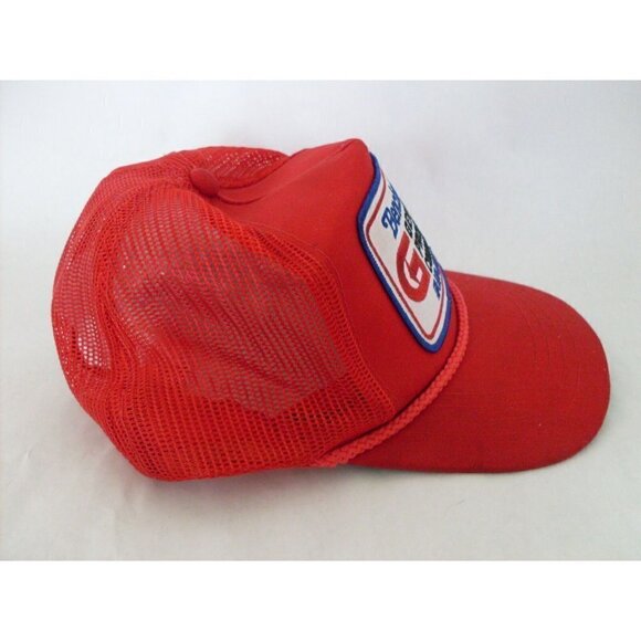 Vintage Benchmark General Products Company Air Jet Embroidered Mesh Snapback Hat - Picture 2 of 7
